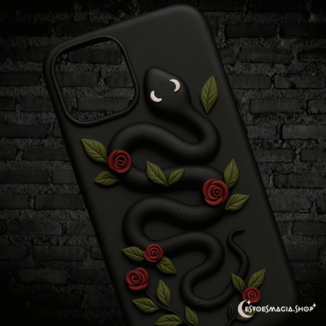 Fundas Mágicas - Serpiente y Rosas