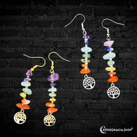 Aretes - 7 Chakras