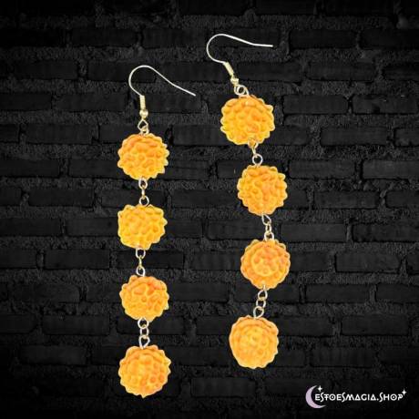 Aretes - Cempasúchil